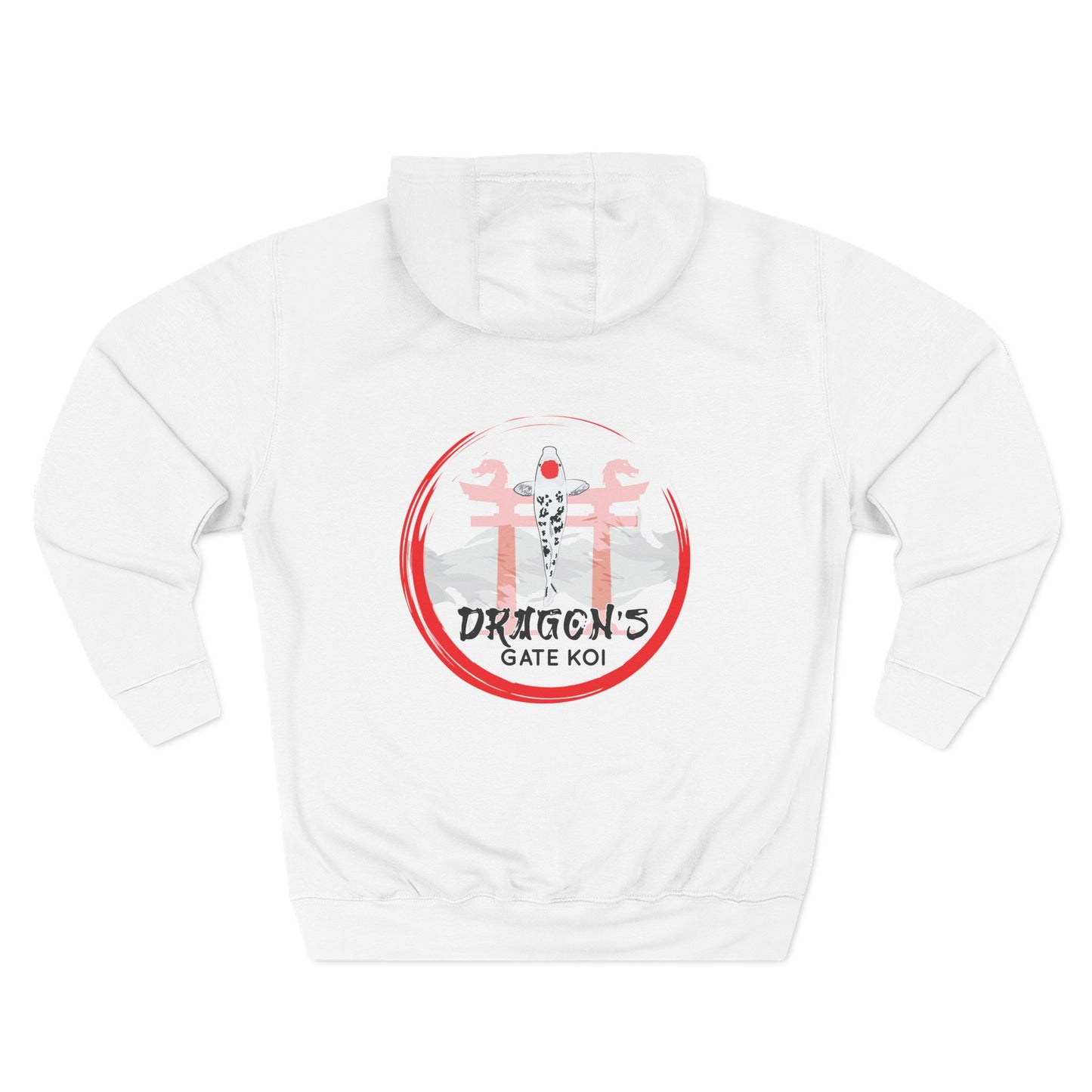 Three-Panel Fleece Hoodie