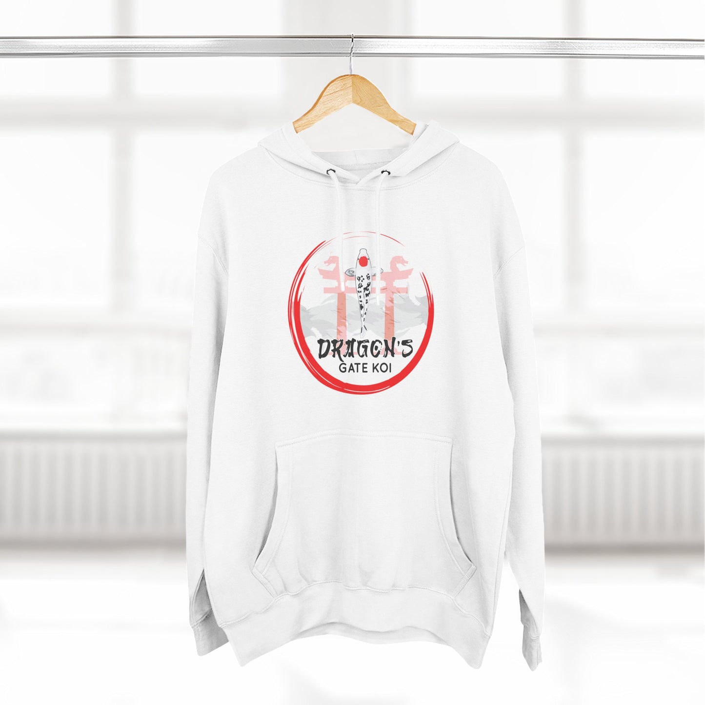 Three-Panel Fleece Hoodie