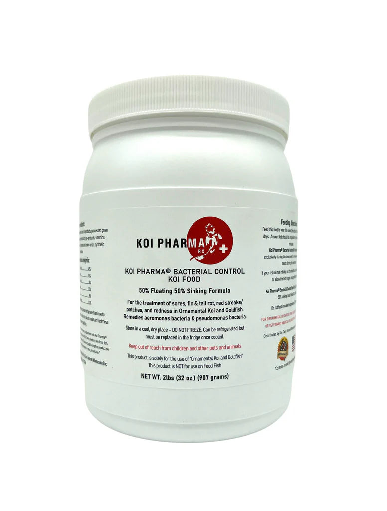 Bacterial Control Koi Food by KOI PHARMA® - Bacterial Disease Neutralizer