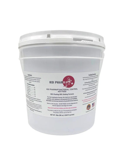 Bacterial Control Koi Food by KOI PHARMA® - Bacterial Disease Neutralizer