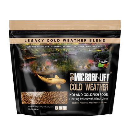 Microbe-Lift Wheat Germ Cold Weather Floating/Sinking Koi Food