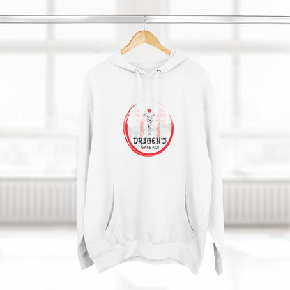 Dragon's Gate Koi Fleece Hoodie - Unisex - Cozy Streetwear