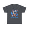 GinRin Is A Girl's Best Friend - Koi Fish Graphic Unisex Heavy Cotton Tee - Artistic Design with Cherry Blossoms