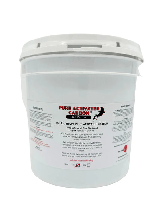 KOI PHARMA® Pure Activated Carbon Pond Purifier - Crystal Clear Water Solution